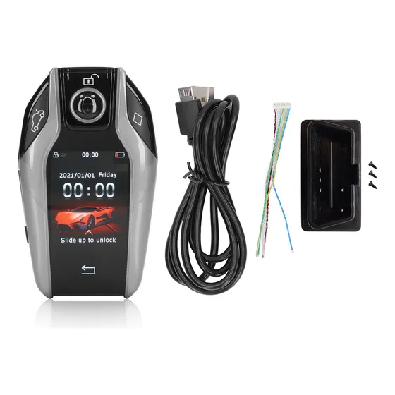 Llave Inteligente Lcd Universal Tk800+ Silver 12 # Gold Scal