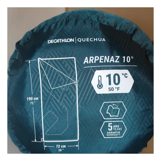 Sleeping Bag Arpenaz Quechua Trail 10°+ Sábana De Sleeping