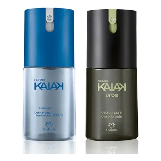 Desodorante Spray Masculino Kaiak Clasico Y Kaiak Urbe Natur Acuatica Herbal