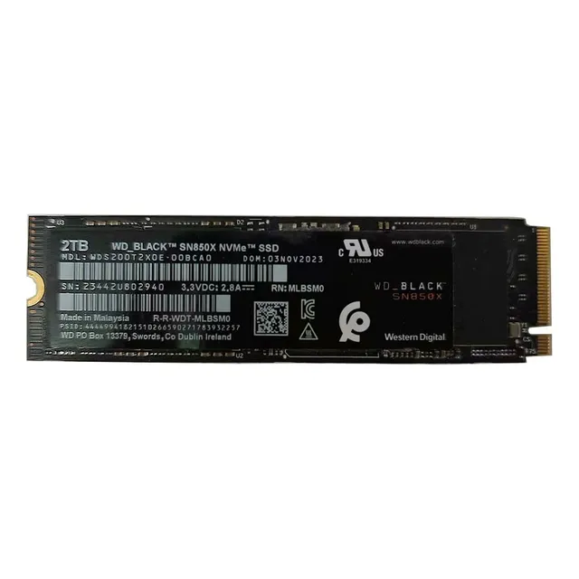 Ssd Negro Para Juegos M.2 2280 Nvme Pcie4.0x4 De 2 Tb