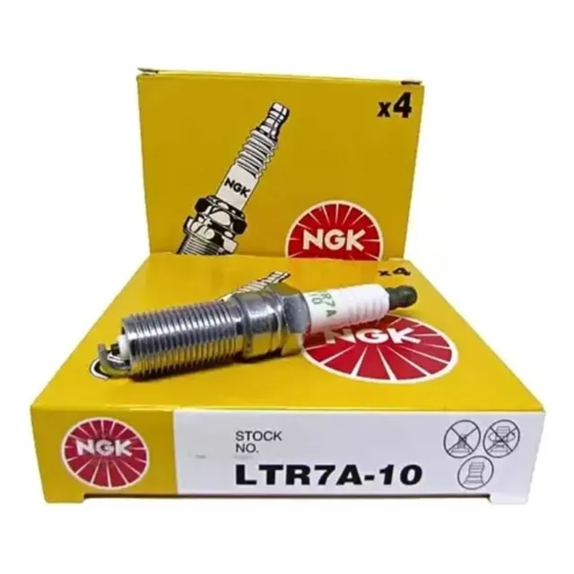 Jogo Velas Ngk Ltr7a-10 Fiesta 1.0 8v Zetec Rocam 06/08 Flex