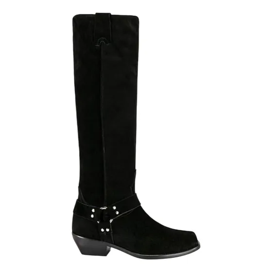 Botas De Caña Altas Prüne De Gamuza