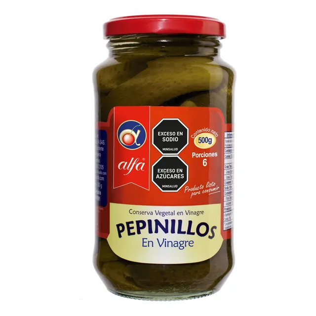 Pepinillos En Vinagre 500 G - G A