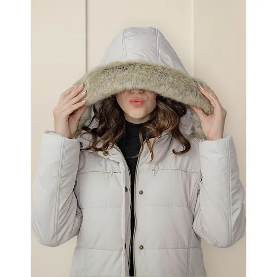 Campera Leket Mujer Impermeable Premium Capucha Invierno