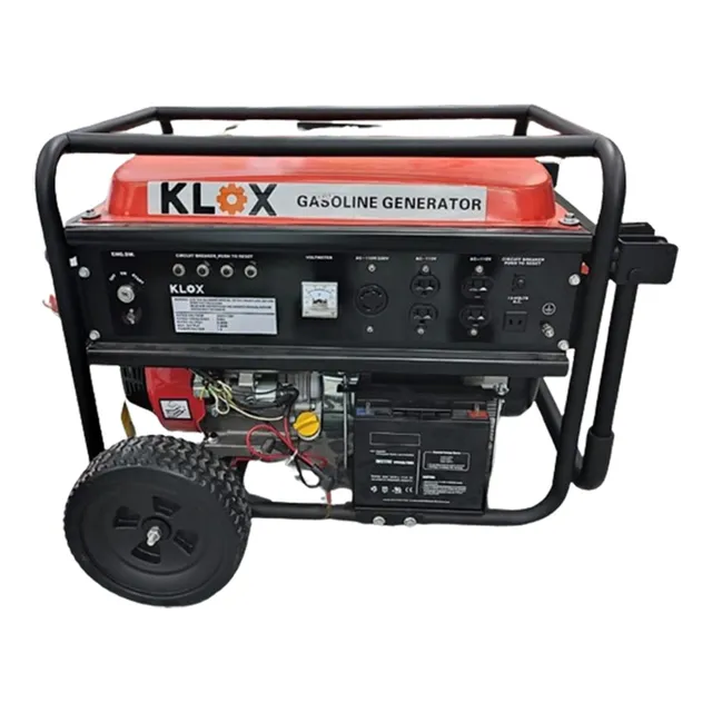 Planta Eléctrica Portátil Klox 7 Kva 7000w A Gasolina