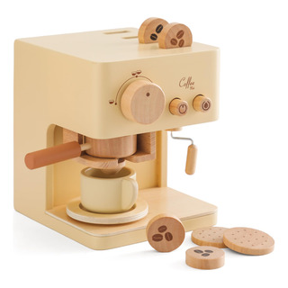 Juego De Cocina Infantil Cafetera Madera 10 Piezas Niños Juego De Cocina Infantil Cafetera Madera 10 Piezas Niños