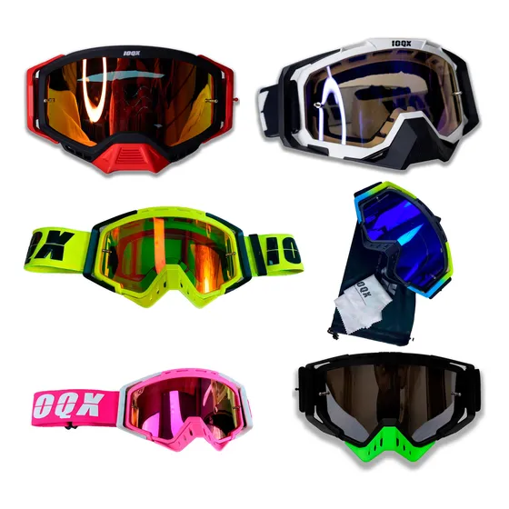 Antiparras Enduro Motocross 10qx + Visor Regalo 3cs