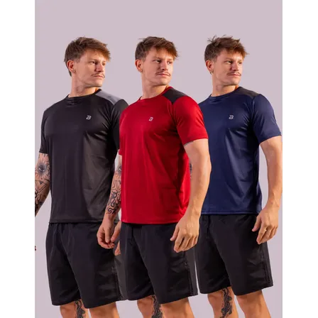 Kit 3 Camiseta Masculina Dry Fit Academia Respirável Premium