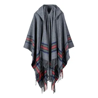 Bufanda Tejida De Pashmina Para Mujer, Capa, Poncho Bufanda Tejida De Pashmina Para Mujer, Capa, Poncho