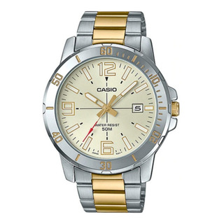 Reloj Casio Hombre Mtp-vd01sg-9bv, Acero,combinado,natacion Reloj Casio Hombre Mtp-vd01sg-9bv, Acero,combinado,natacion