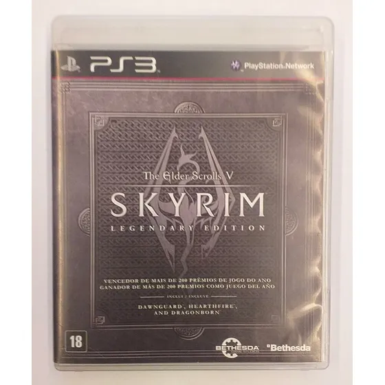 The Elder Scrolls 5 Skyrim Ps3 - Mídia Fisica (usado)