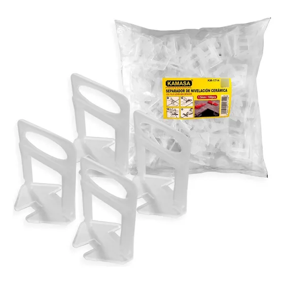 Clips Separador Nivelador Cerámica Porcelanato 3mm 100pcs