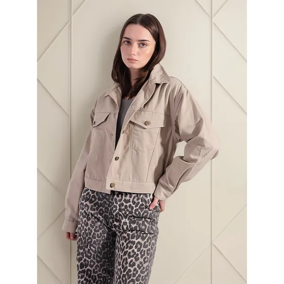 Campera Nano De Gabardina Clari #4624