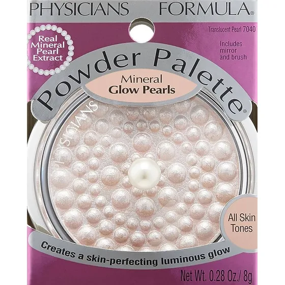 Physicians Formula Iluminador En Polvo Glow Pearls Tono Del Maquillaje Translucent Pearl