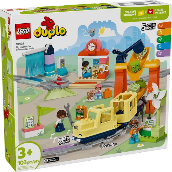 Lego Duplo 10428 Grande Trem Comunitário Interativo Quantidade De Peças 103