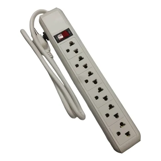 Regleta Protectora Unno Tekno 6 Tomas 120v Blanca
