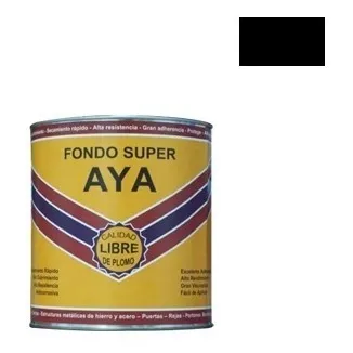 Fondo Negro Aya Metales Calidad Anticorrosivo Herreria Galon