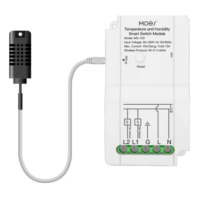 Sensor De Temperatura Y Humedad, Para Cultivo | Tuya Smart