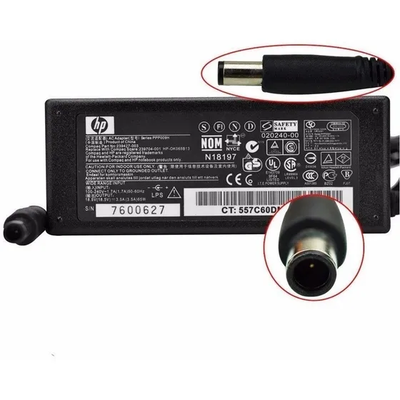 Cargador Hp Envy Pavilion Touch 19.5v 3.33a Pin Central Orig