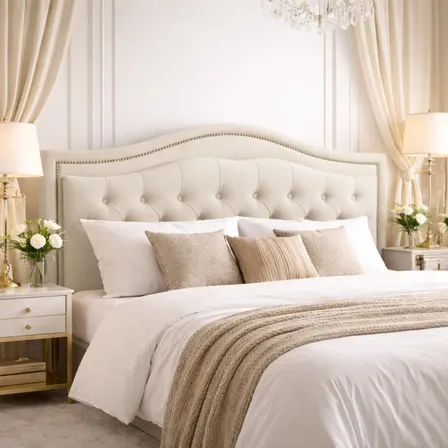 Cabeceira Cama Box King 195cm Painel Estofado Kasabela