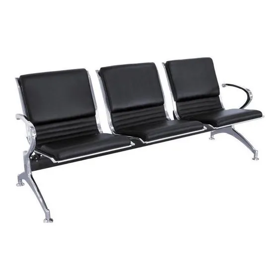 Tandems Visitante De 3 Puestos Bipiel Torino Negro