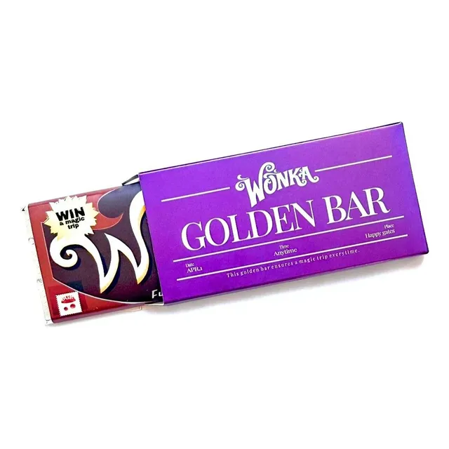 Chocolate Morado 8 Goldenbar Edicion Mística Wonka