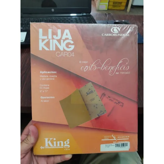 Lija 100 Carborundum King (pack De 10 Lijas).
