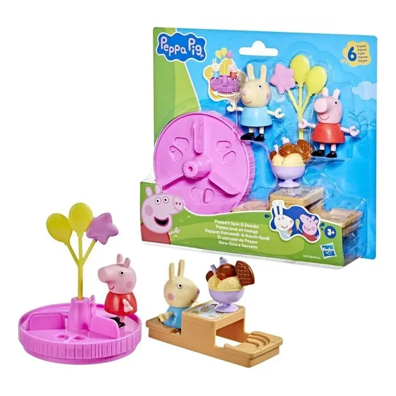 Set De Juego Peppa Pig El Carrusel Magico Rebeca Liebre