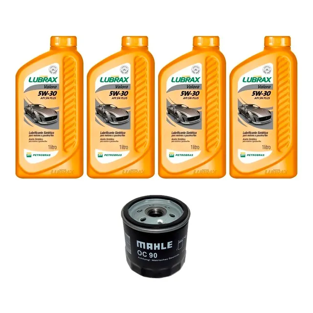 Kit Troca Óleo Lubrax 5w30 Gm Agile 1.4 Econoflex 2010/2014