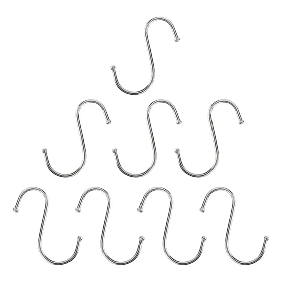 Gancho Metal Forma S 3.35 X 4.25  Largo Magnetico Acero Para