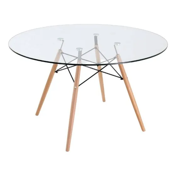 Mesa De Comedor Eames Vídrio 