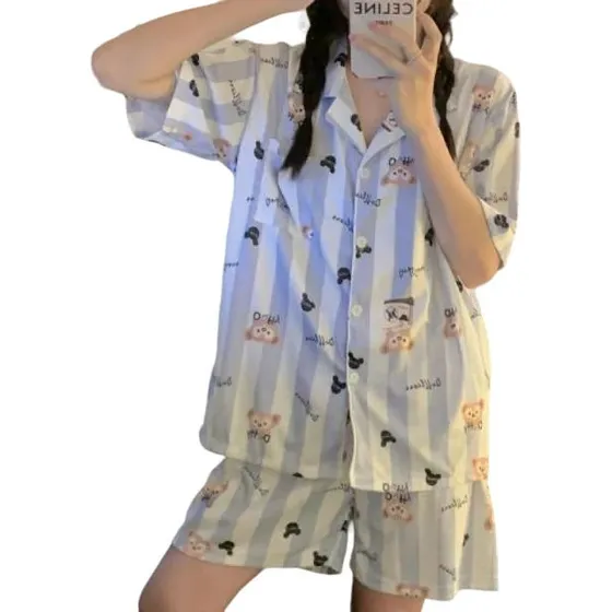 Pijama Corto Stitch - Snoopy - Patricio Bob Esponja Y Varios