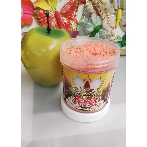Sales De Baño Artesanal  Manzana Roja  Pensamientos 