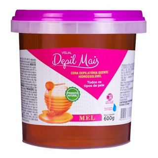 Cera Depilatória Visual Depil Mais 600g Kit Com 12 Potes Cera Depilatória Visual Depil Mais 600g Kit Com 12 Potes