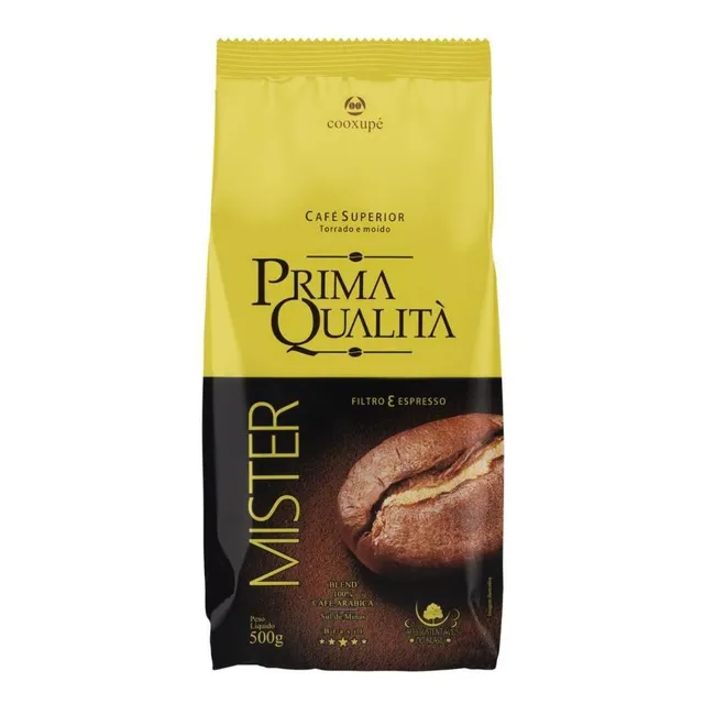 Café Torrado E Moído Prima Qualità Pacote 500g
