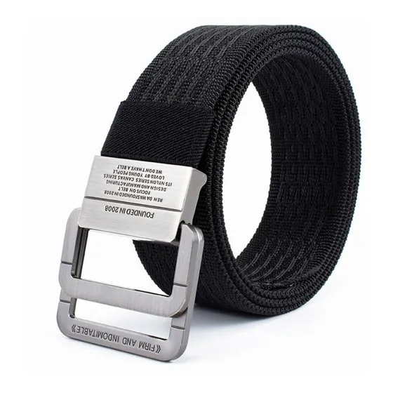 Cinturón Casual De Lona De Estilo Militar Ajustable P/hombre