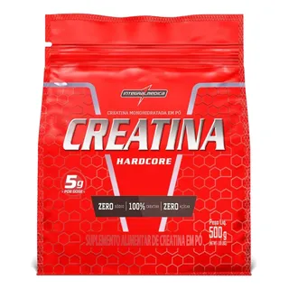 Integralmédica Creatina Hardcore Monohidratada 500g Pó Pouch Integralmédica Sem S