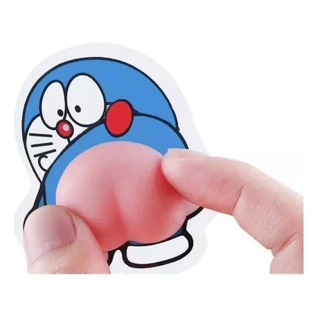 Adhesivo Antigolpes Gluteo Silicona Antiestres  Kawaii X4 