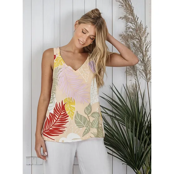 Musculosa Mujer Estampada