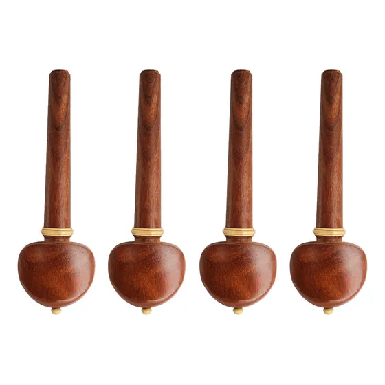Pinzas De Madera De Palisandro Para Violonchelo, Mango, Inst