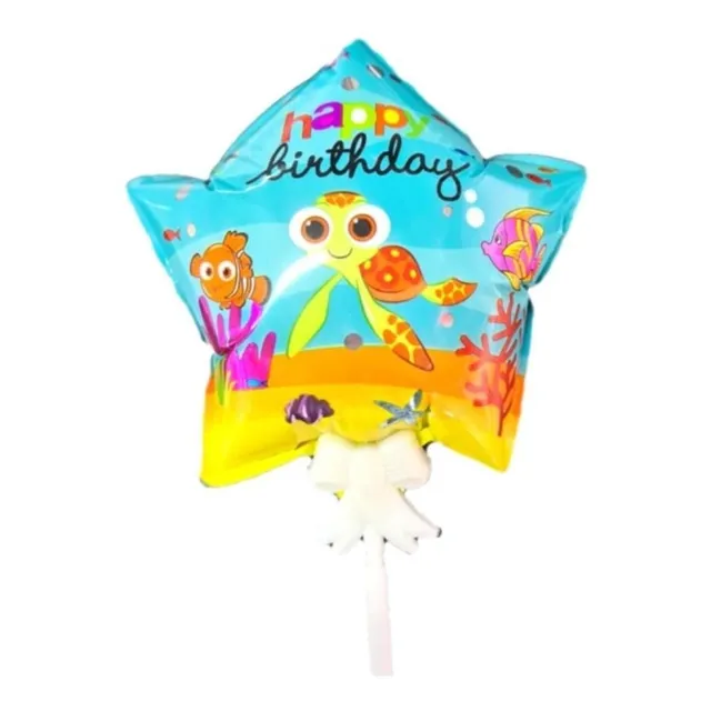 Topper Globo Para Torta Temática Mar Autoinflable 