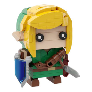 Para Botw Personaje Cabeza Cuadrada Juguetes De Bloques / Para Botw Personaje Cabeza Cuadrada Juguetes De Bloques /