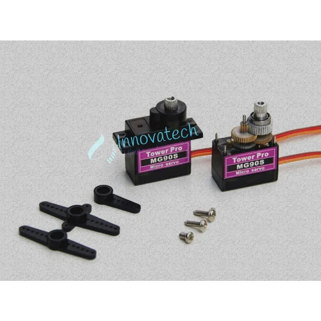 Mg90 Mg90s Servo Motor Metalico 180 Arduino Innovatech
