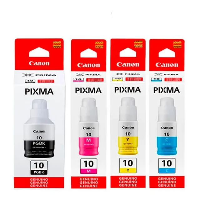 Pack De Botellas De Tinta Canon Gi-10 G5010 G6010 G7010
