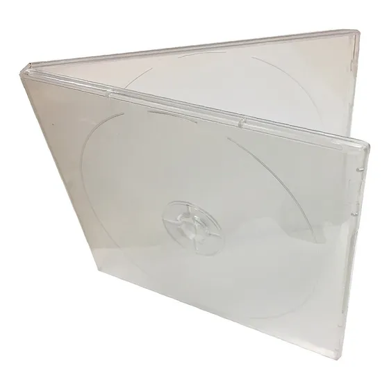 Estuche Caja Transparente De 25 Unidades Cd Dvd Blue Ray