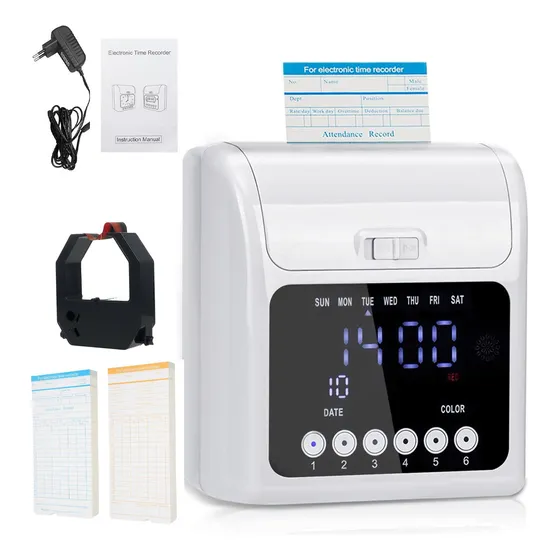 ¡reloj Personal De Control De Asistencia + 50 Tarjetas,