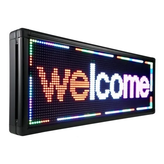 Letrero Programable Led 1mx40cm Wifi Rgb Pasamensajes 110v 