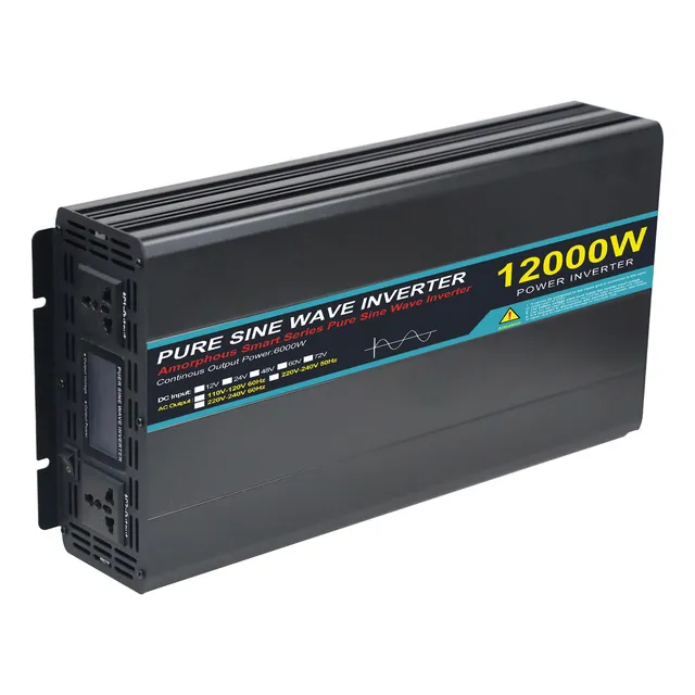 Inversor De Onda Sinusoidal Pura 12000w 24v/110v Para Coches