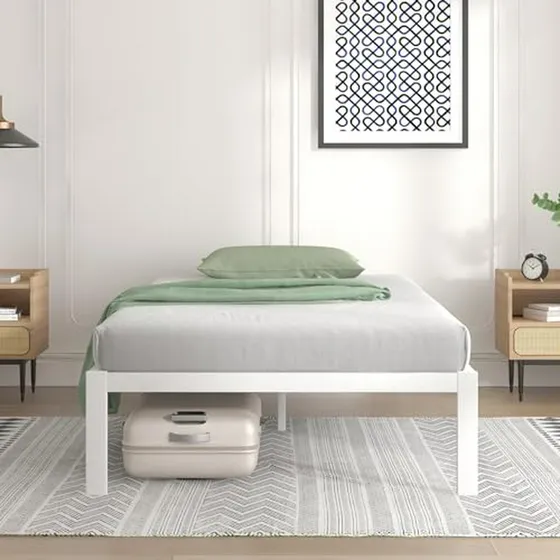 Cama Doble Metálica  Sin Box Spring