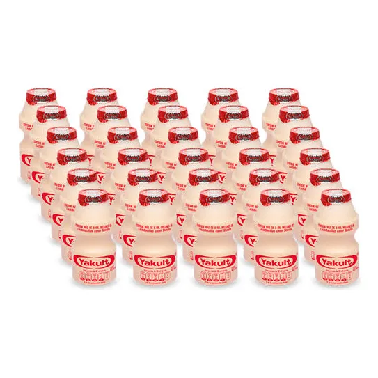Paquete De Yakult 25 Pzs De 80 Ml Cada Una, Mayoreo